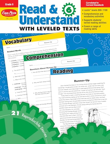 Evan-Moor Read and Understand with Leveled Texts, Grade 6+ (Read & Understand with Leveled Texts) (9781608236756) by Evan Moor