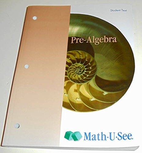 Beispielbild fr Pre-Algebra Student Text zum Verkauf von HPB-Red