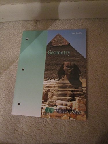 Stock image for Math U See Geometry Test Booklet for sale by Goodwill