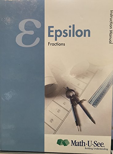 Stock image for Epsilon Instruction Manual Fractions for sale by Gulf Coast Books