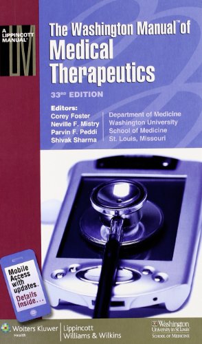 9781608310036: The Washington Manual of Medical Therapeutics, 33rd Edition