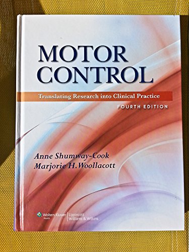 9781608310180: Motor Control: Translating Research into Clinical Practice