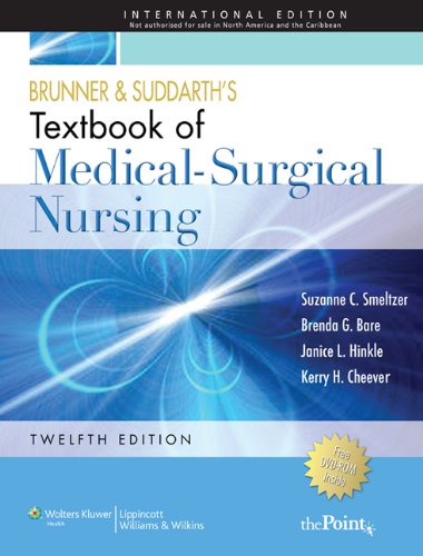 Brunner and Suddarth's Textbook of Medical Surgical Nursing (9781608310807) by Smeltzer, Suzanne C.