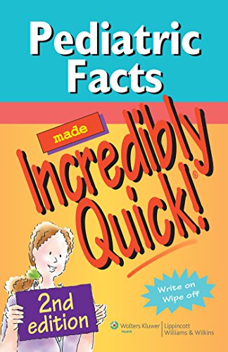 Imagen de archivo de Pediatric Facts Made Incredibly Quick! (Incredibly Quick! Series) a la venta por BooksRun