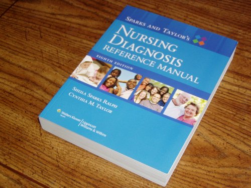 Imagen de archivo de Sparks & Taylor's Nursing Diagnosis Reference Manual a la venta por Once Upon A Time Books