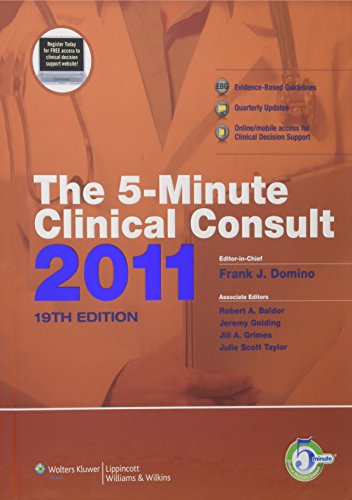 9781608312597: The 5-minute Clinical Consult (print, Website, and Mobile) (5-minute Consult Series)