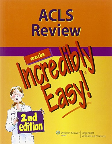 Beispielbild fr ACLS Review Made Incredibly Easy zum Verkauf von Better World Books