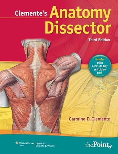 Clemente's Anatomy Dissector (9781608313846) by Clemente, Carmine D.