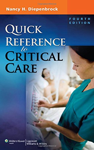 Imagen de archivo de Quick Reference to Critical Care a la venta por Goodwill San Antonio