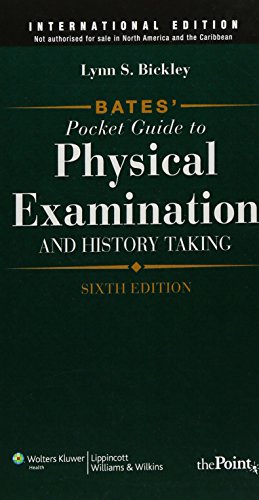 Beispielbild fr Bates' Pocket Guide to Physical Examination and History Taking, International Edition zum Verkauf von SecondSale