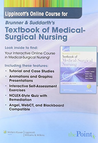 Beispielbild fr Textbook of Medical-Surgical Nursing Interactive Tutorials and Case Studies zum Verkauf von Gulf Coast Books