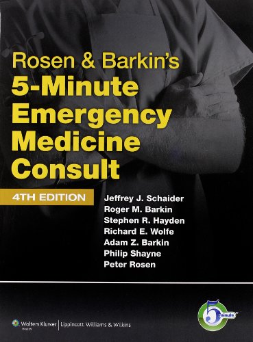 9781608316304: Rosen & Barkin's 5-Minute Emergency Medicine Consult