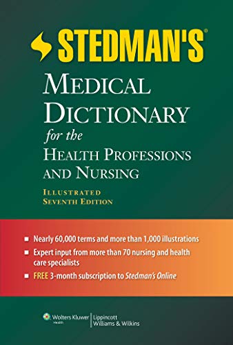 Stock image for Stedman's Medical Dictionary for the Health Professions and Nursing for sale by TextbookRush