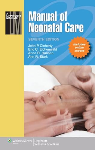 Beispielbild fr Manual of Neonatal Care (Lippincott Manual Series) zum Verkauf von Goodwill