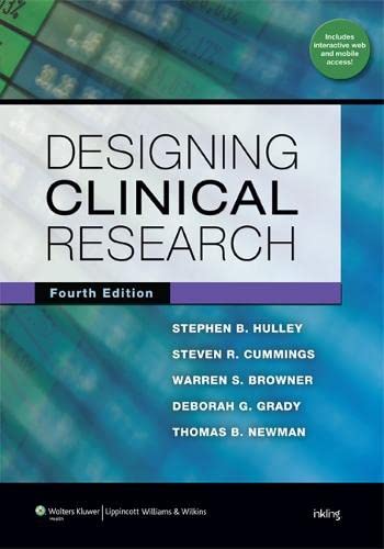 Beispielbild fr Designing Clinical Research zum Verkauf von Wonder Book