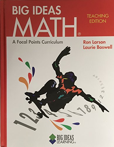 Stock image for BIG IDEAS MATH: A Focal Points Curriculum, Teaching Edition (RED) for sale by Irish Booksellers