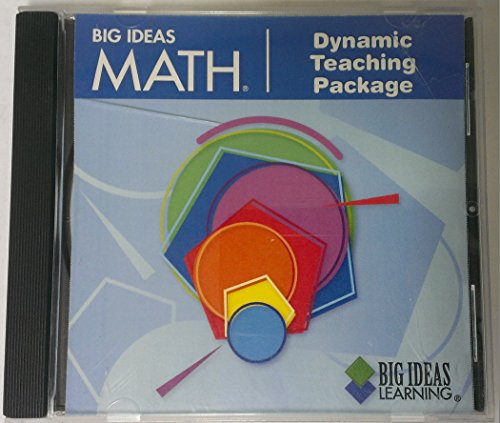 Big Ideas Math Dynamic Teaching Package (Blue) (9781608400966) by Ron Larson Et Al.