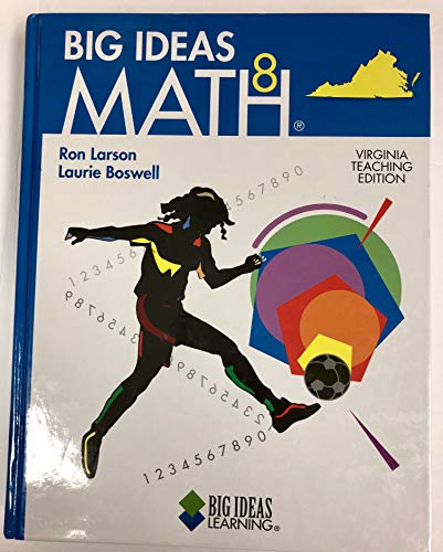 Stock image for Big Ideas Math 8 Virginia Teaching Edition for sale by BookHolders