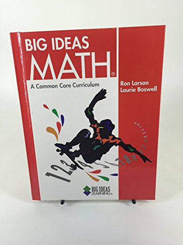 Stock image for Big Ideas Math a Common Core Curriculum (Red) for sale by HPB-Diamond