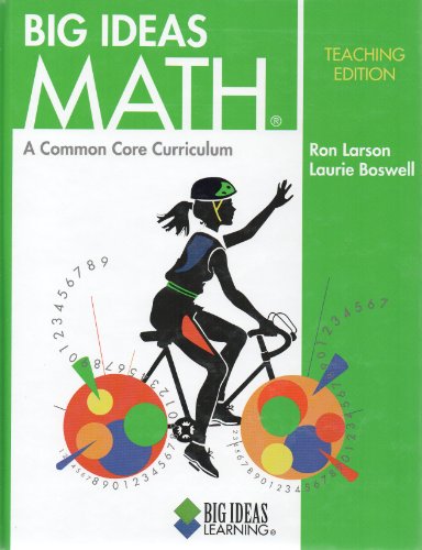 9781608402298: Big Ideas Math: A Common Core Curriculum, Teaching Edition