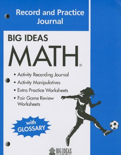 9781608402342: Larson Big Ideas: Common Core Record and Practice Journal Blue