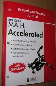 Stock image for BIG IDEAS MATH Accelerated: Record Practice Journal for sale by Goodwill of Colorado