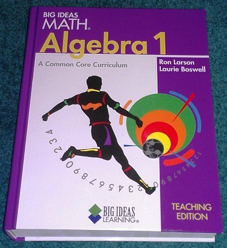 9781608403097: Big Ideas Math: Student Edition Algebra 1 2013