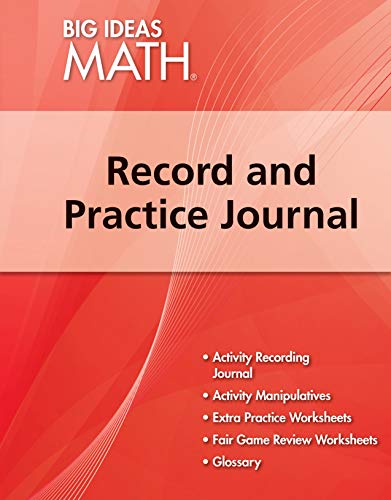 Stock image for Big Ideas Math: Common Core Record & Practice Journal Red for sale by SecondSale