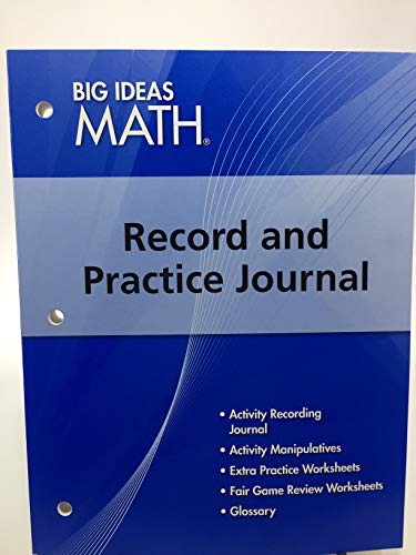 Imagen de archivo de BIG IDEAS MATH: Record & Practice Journal Blue/Course 3 a la venta por Gulf Coast Books