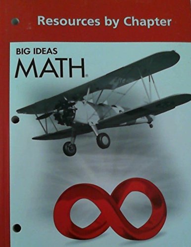 Stock image for Big Ideas MATH: Common Core Resources by Chapter Red for sale by SecondSale