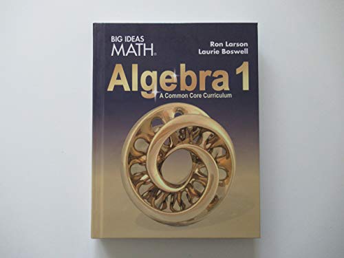 9781608408382: BIG IDEAS MATH Algebra 1: Common Core Student Edition 2015