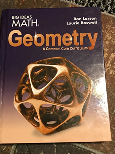 9781608408429: BIG IDEAS MATH Geometry: Common Core Teacher Edition 2015