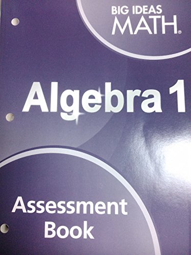 Stock image for Big Ideas Math Algebra 1: Assessment Book for sale by The Book Cellar, LLC