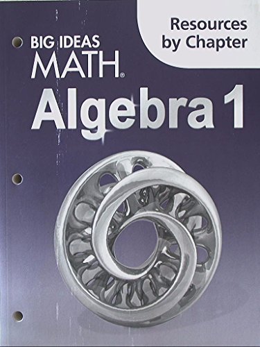 Stock image for Big Ideas Math Algebra 1: Resources by Chapter for sale by HPB-Red