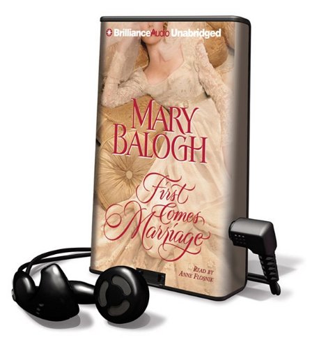 Stock image for First Comes Marriage [With Earbuds] (Playaway Adult Fiction) for sale by The Yard Sale Store
