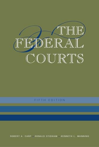 Beispielbild fr The Federal Courts zum Verkauf von SecondSale