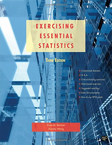 Imagen de archivo de Exercising Essential Statistics a la venta por Better World Books