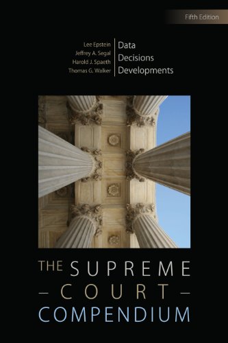 The Supreme Court Compendium: Data, Decisions, and Developments (9781608717439) by Epstein, Lee J.; Segal, Jeffrey A.; Spaeth, Harold J.; Walker, Thomas G.