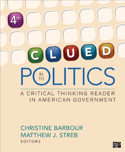 Beispielbild fr Clued in to Politics: A Critical Thinking Reader in American Government zum Verkauf von SecondSale