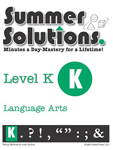 Beispielbild fr Summer Solutions English Grammar & Mechanics Level K zum Verkauf von HPB-Diamond