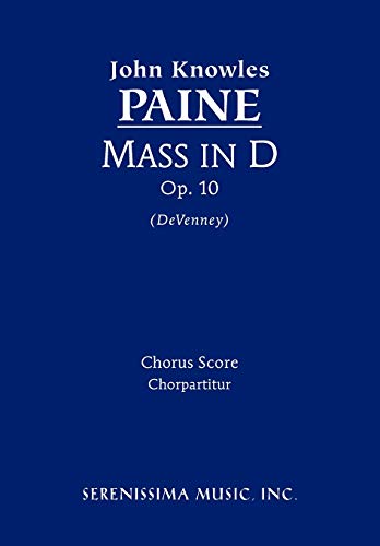 Beispielbild fr Mass in D, Op. 10 - Chorus Score zum Verkauf von Buchpark