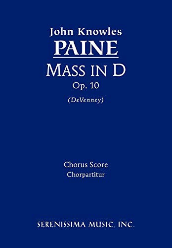 Stock image for Mass in D, Op. 10 - Chorus Score (Latin Edition) for sale by Lucky's Textbooks