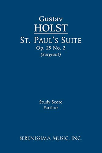 Imagen de archivo de St. Paul's Suite: Study score a la venta por Book Deals