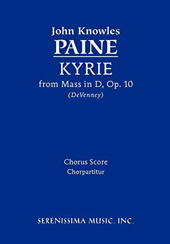 Stock image for Kyrie from Mass in D, Op.10: Chorus score (Latin Edition) for sale by Lucky's Textbooks
