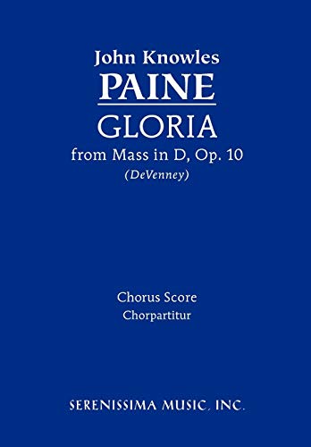 Beispielbild fr Gloria from Mass in D, Op.10: Chorus score (Latin Edition) zum Verkauf von Lucky's Textbooks