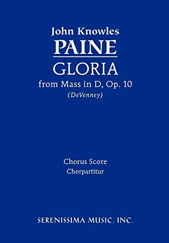 Stock image for Gloria from Mass in D, Op.10: Chorus score (Latin Edition) for sale by Lucky's Textbooks