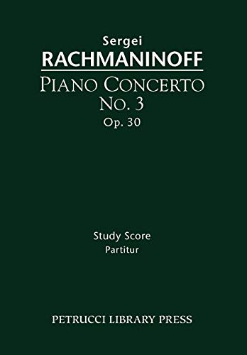 9781608740574: Piano Concerto No.3, Op.30: Study score