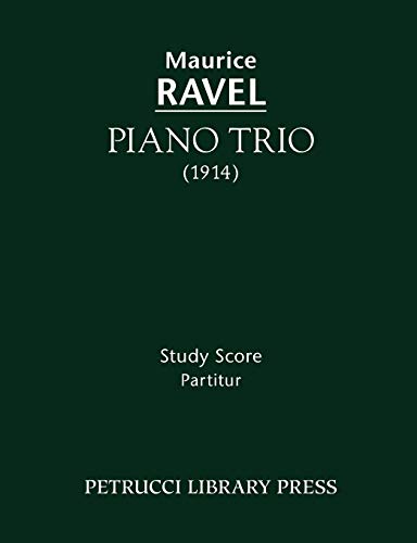 Imagen de archivo de Piano Trio: Study score a la venta por GF Books, Inc.