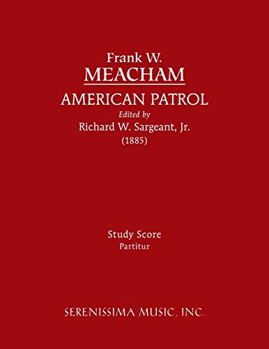 Imagen de archivo de American Patrol: Study score a la venta por Books Unplugged