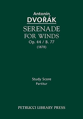Imagen de archivo de Serenade for Winds, Op.44 / B.77: Study score a la venta por Save With Sam